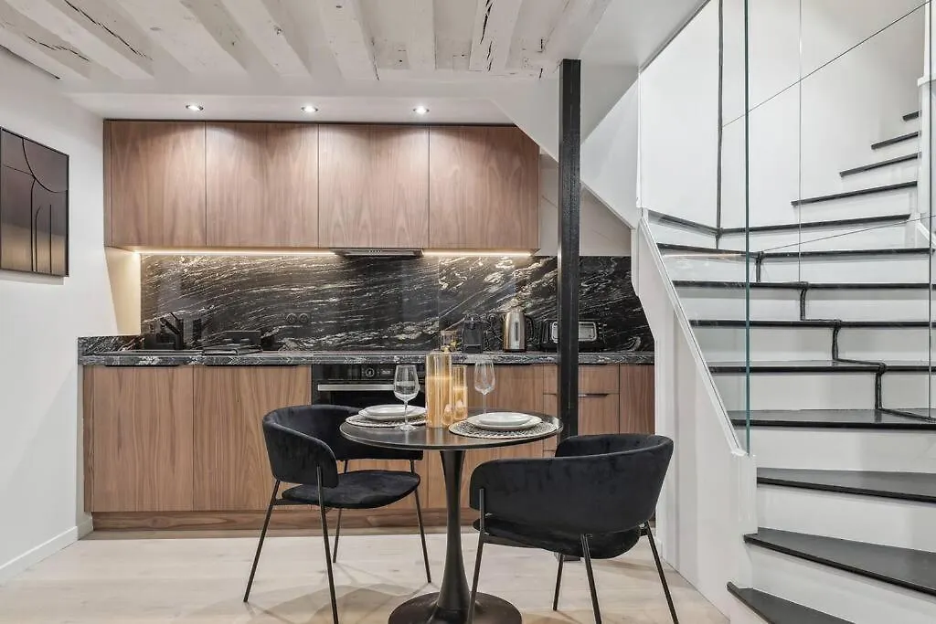 Duplex Parisien Pres Du Louvre * باريس